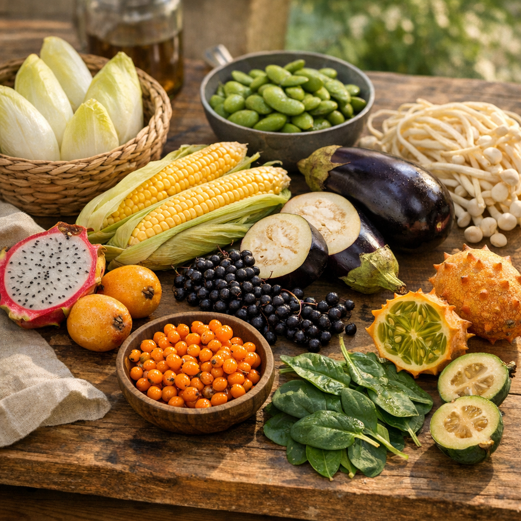 Les fruits et légumes commençant par E : lesquels existent vraiment et lesquels s’achètent facilement ?