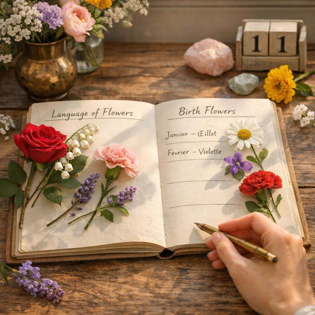 Langage des fleurs et fleur de naissance : deux traditions à ne pas mélanger