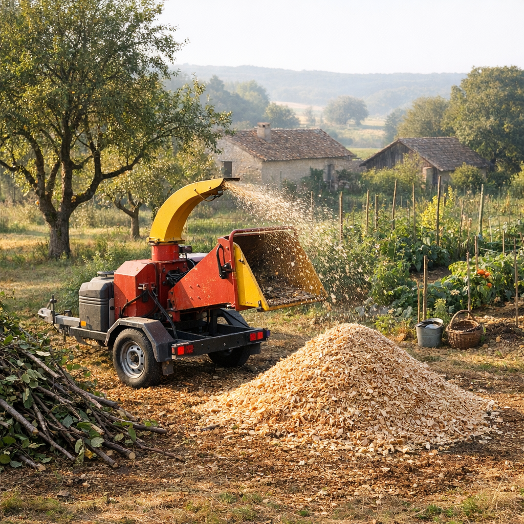 Location broyeur végétaux : bien choisir selon vos travaux