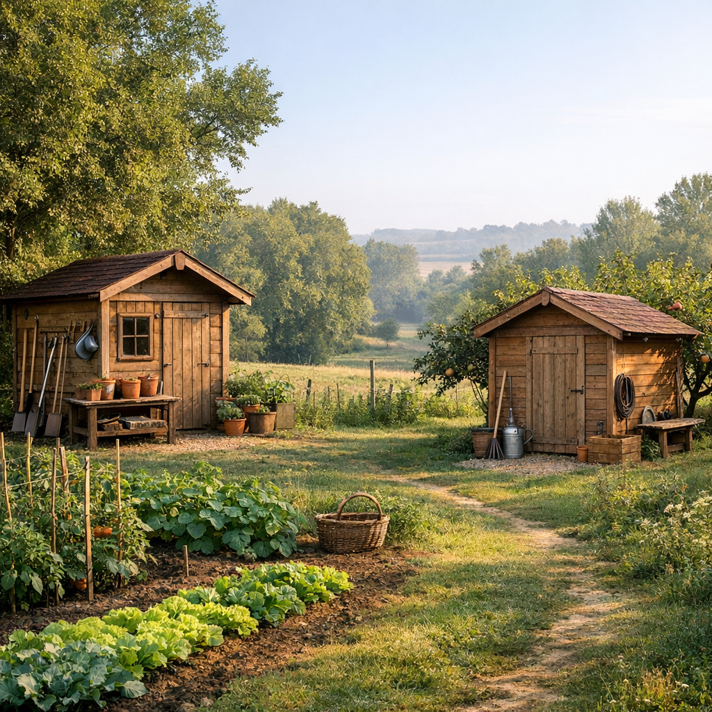 Mettre 2 abris de jardin de 5 m² : les vraies règles