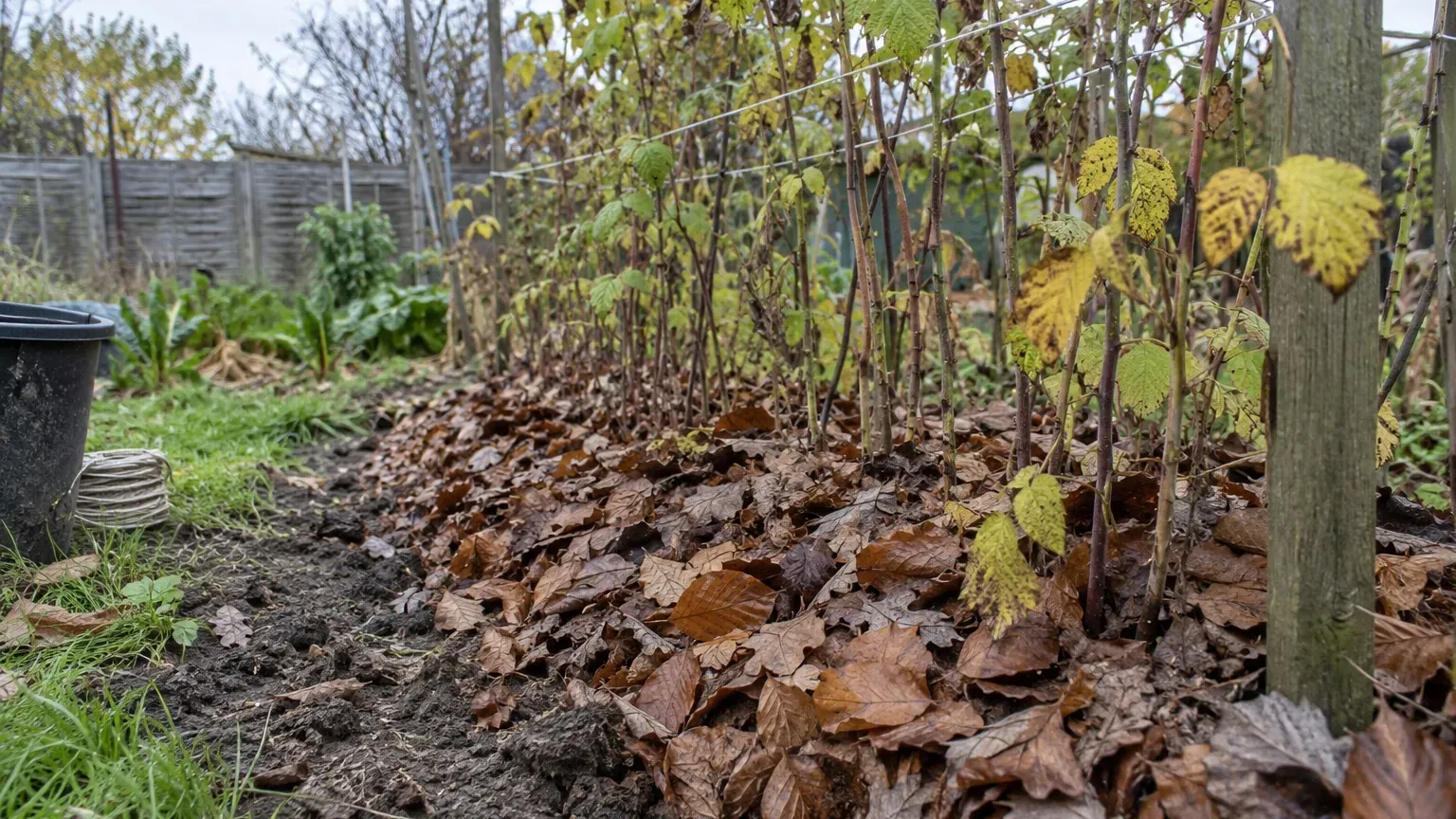 Ne plus vider le pied des framboisiers en octobre : ce que ça change pour votre récolte de juillet, dès cet automne