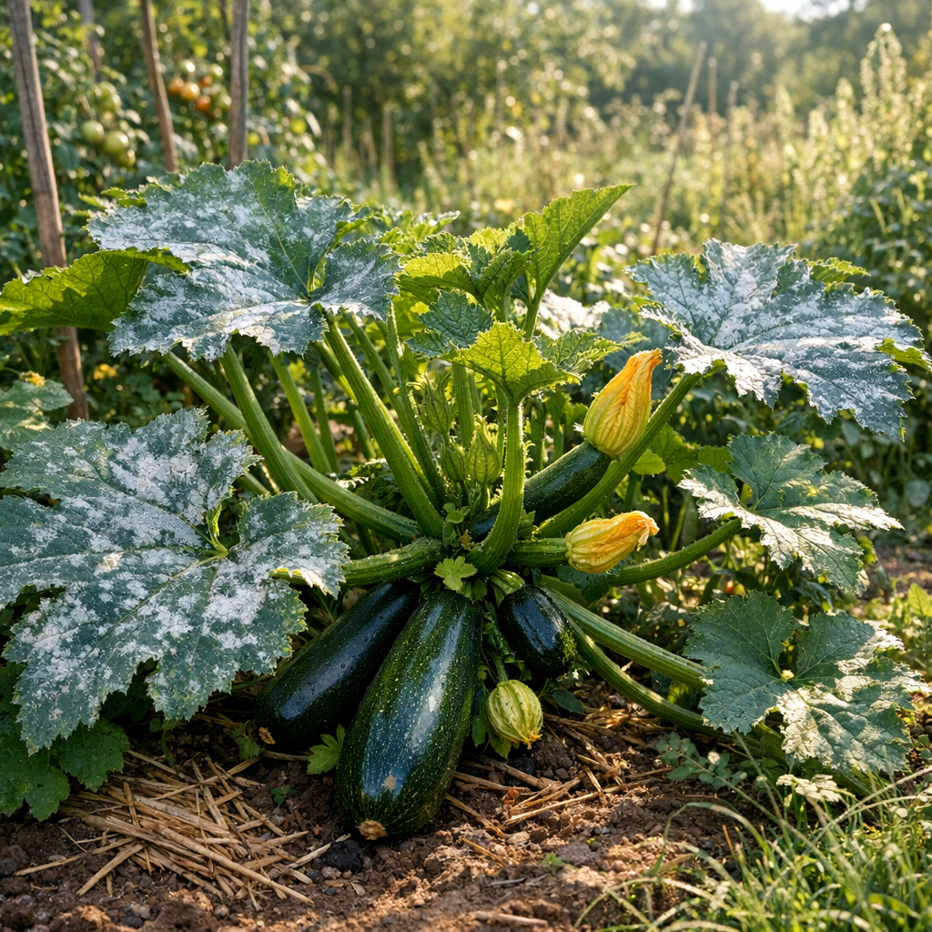 Que faire quand les courgettes ont de l’Oïdium ?
