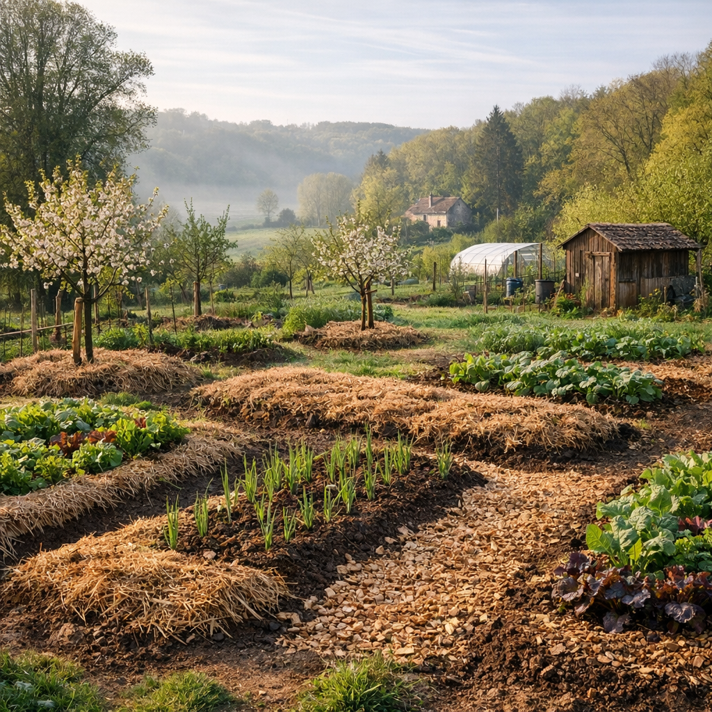 Paillage jardin : bien choisir selon sol, budget et cultures