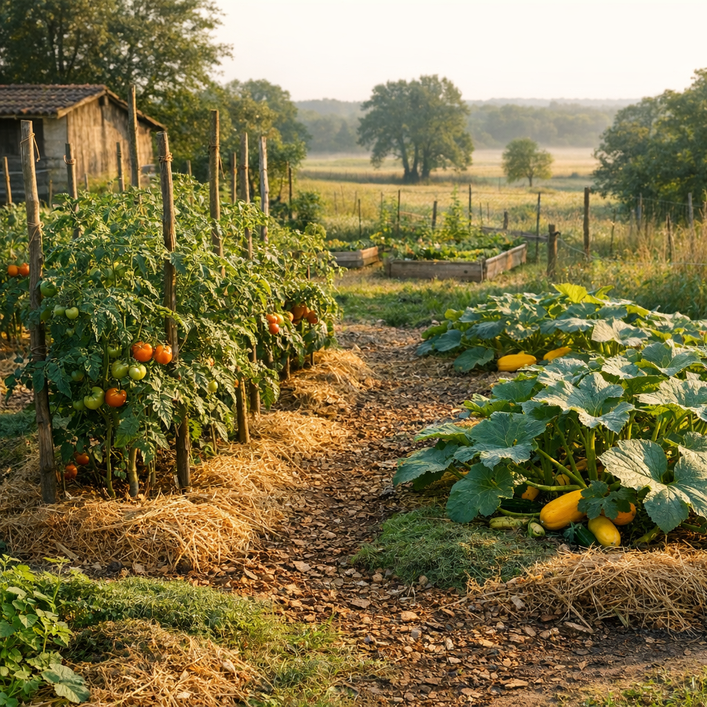 Paillage potager : quel paillis choisir selon vos légumes