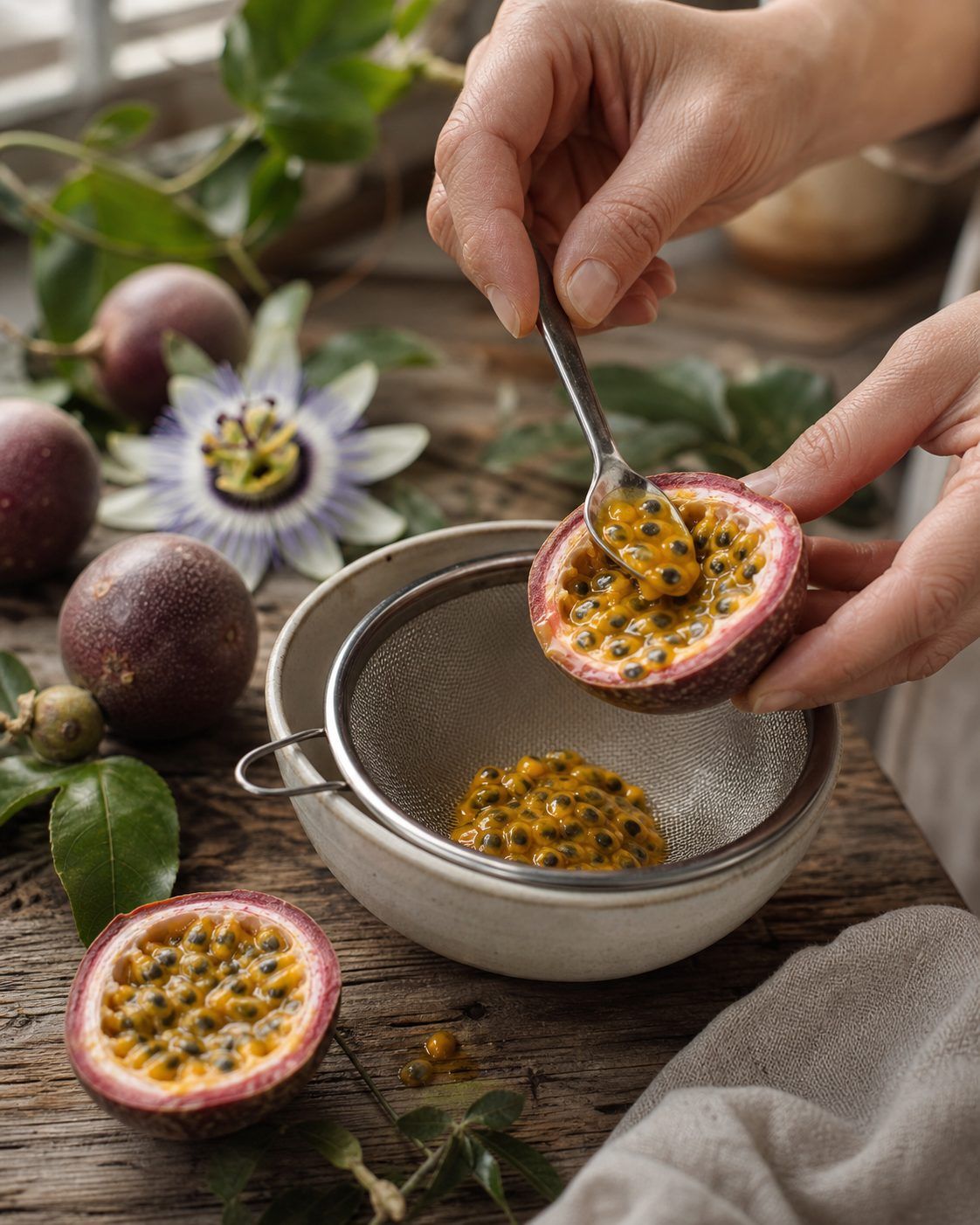 Comment récupérer les graines d'un fruit de passiflore