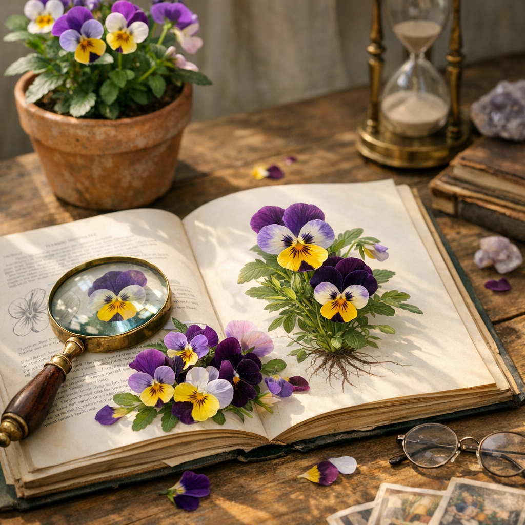 Viola tricolor : ce que la botanique change dans la lecture symbolique