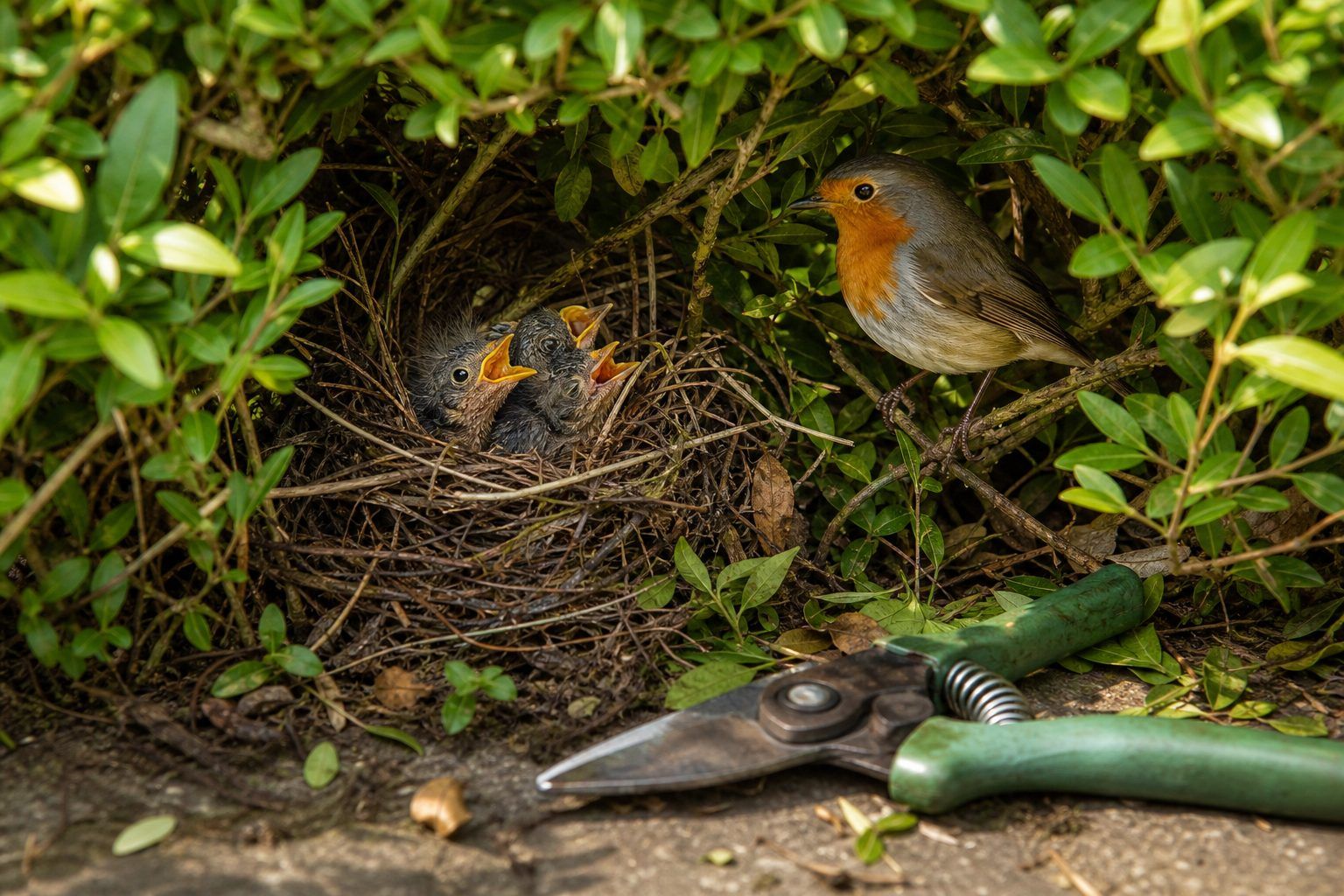 Pourquoi éviter la taille pendant la nidification des oiseaux ?