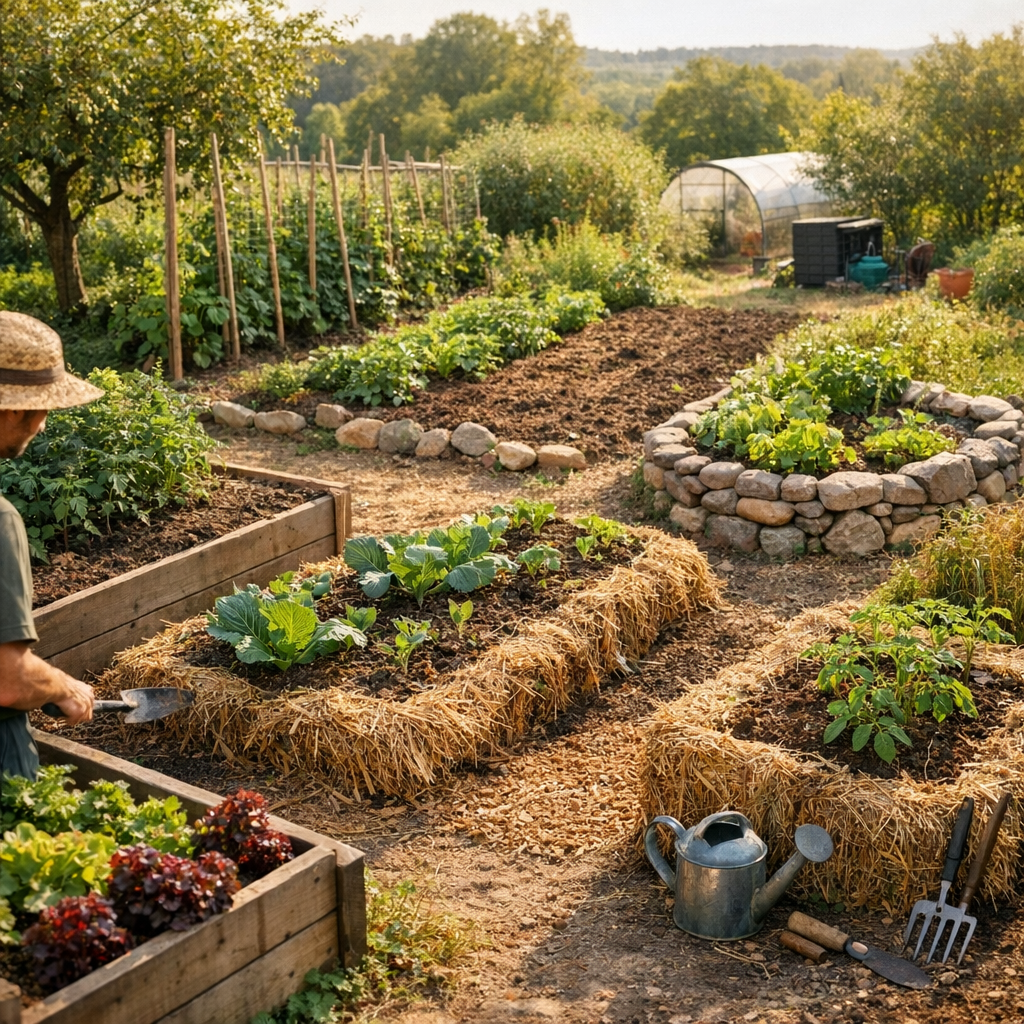 Quelles techniques de permaculture choisir selon votre sol, votre surface et vos objectifs