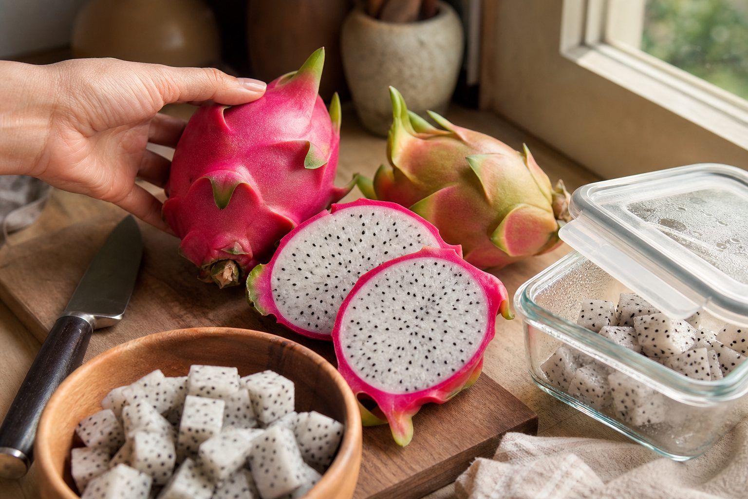 Comment choisir, préparer et conserver un pitaya ?