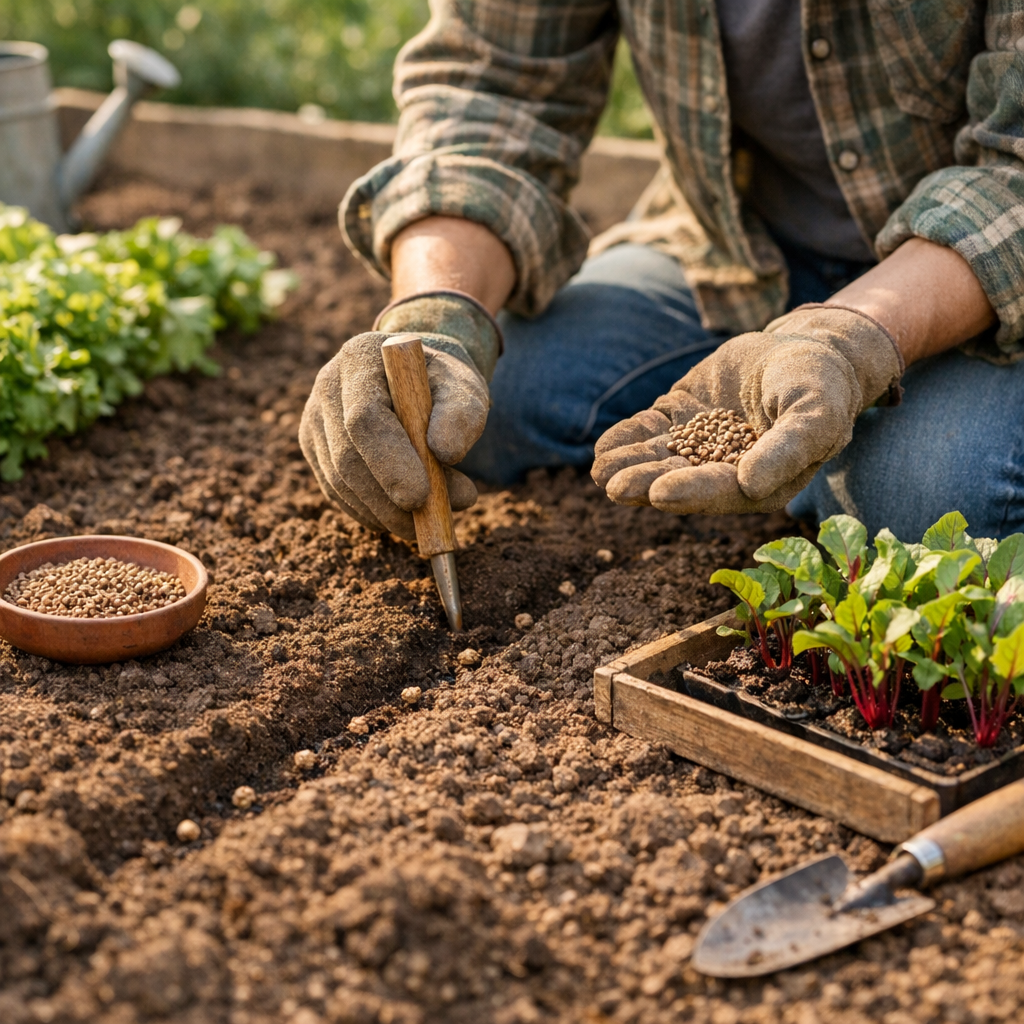 Comment planter des betteraves en pleine terre ? La méthode simple qui évite les erreurs