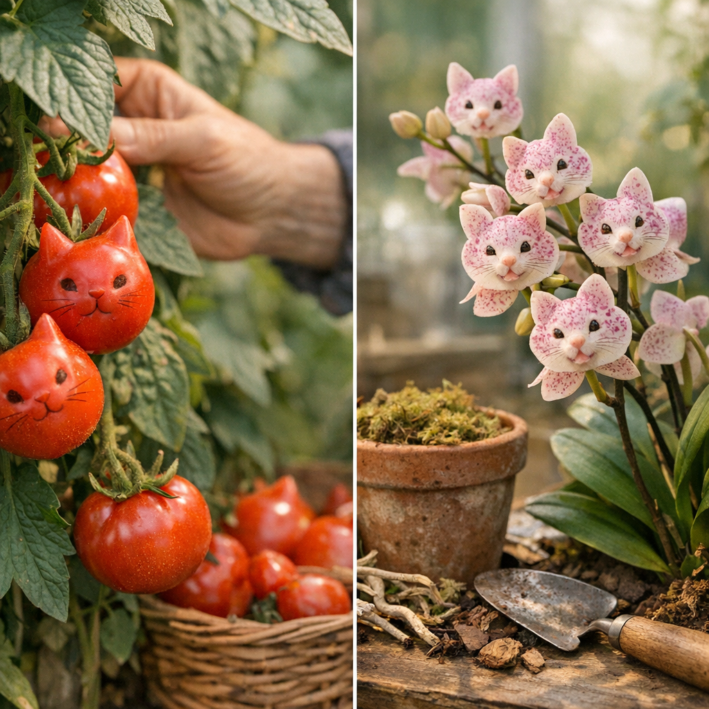 Quand « tête de chat » ne désigne pas une plante : le cas des tomates et des orchidées