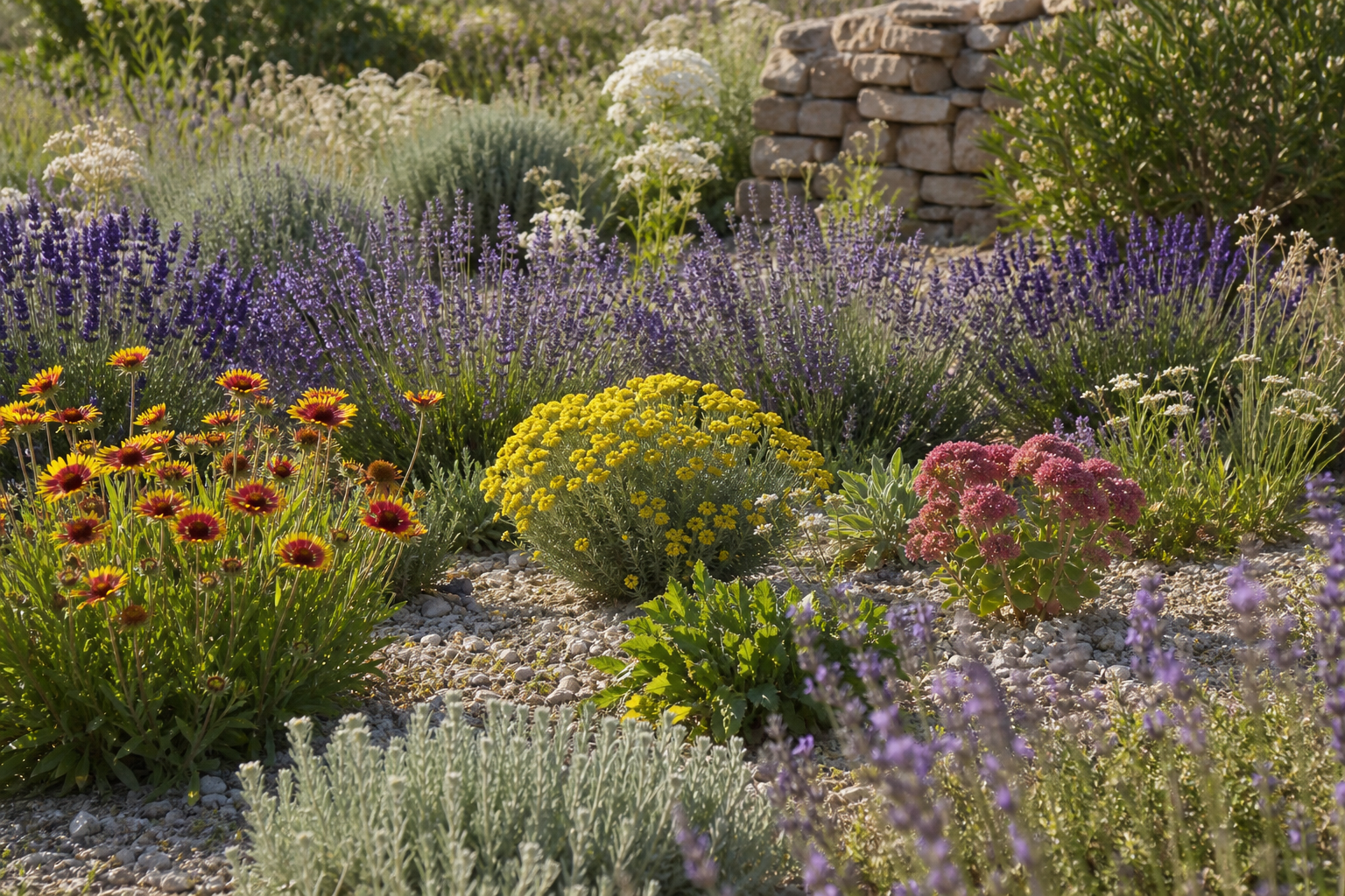Quelles plantes de plein soleil vivent sans arrosage ?