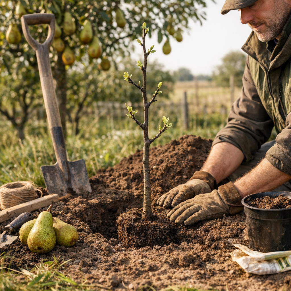 Où planter un poirier Conférence et comment réussir la plantation