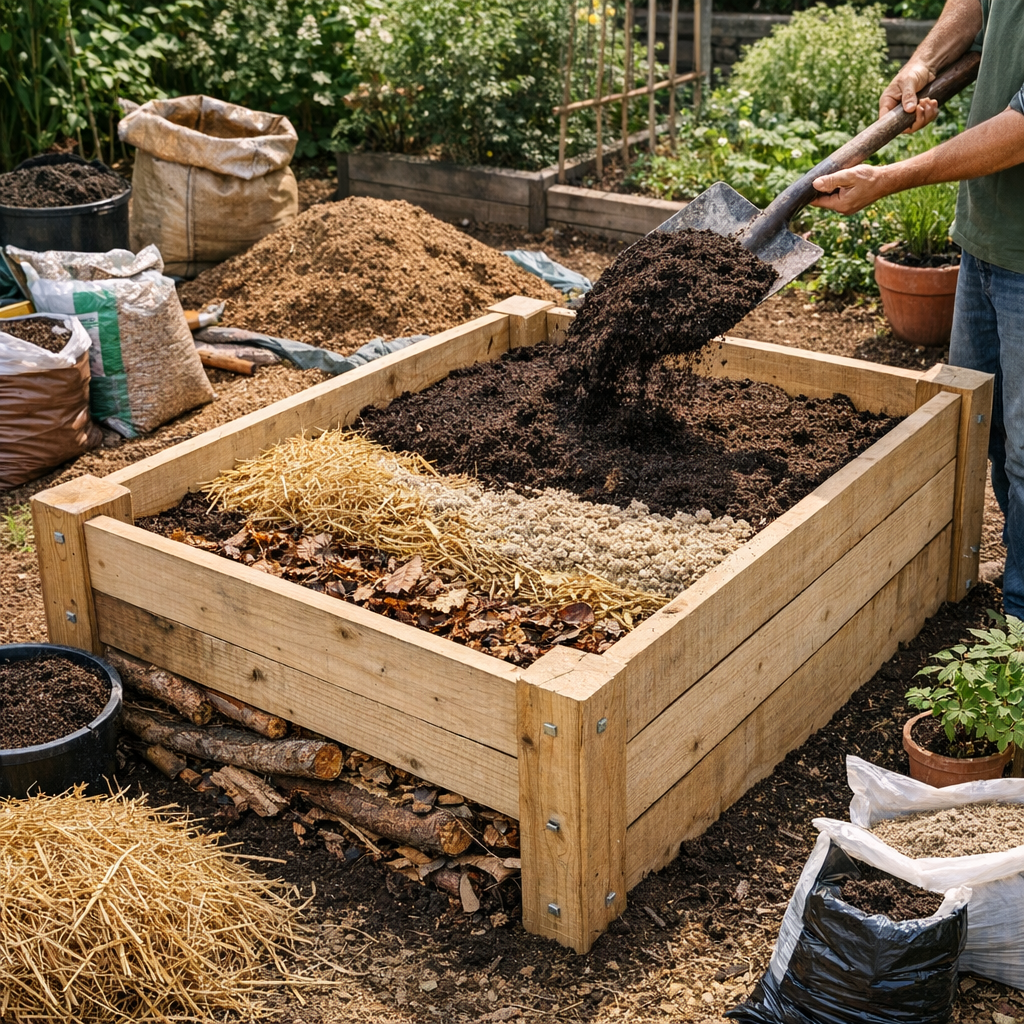 Comment faire un potager surélevé en bois, étape par étape, sans se tromper sur le remplissage