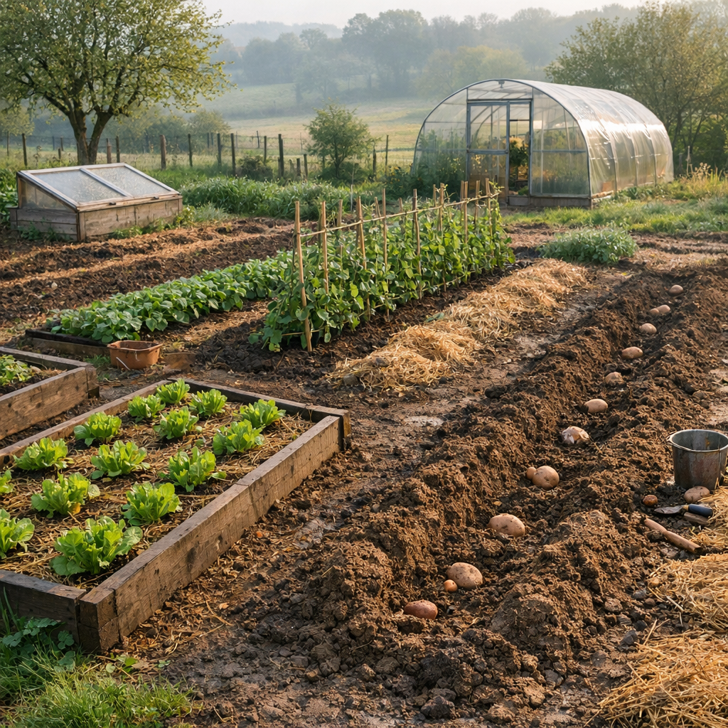 Potager en avril : semis, plantations et gestes clés