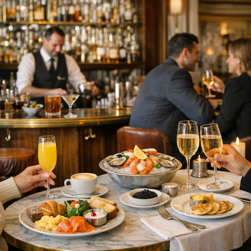 Restaurant, bar ou brunch chez Prunier : quelle formule choisir selon votre occasion ?