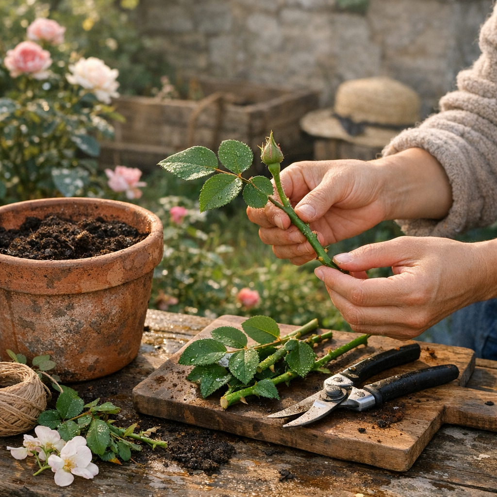Quand Bouturer les rosiers pour réussir plus facilement