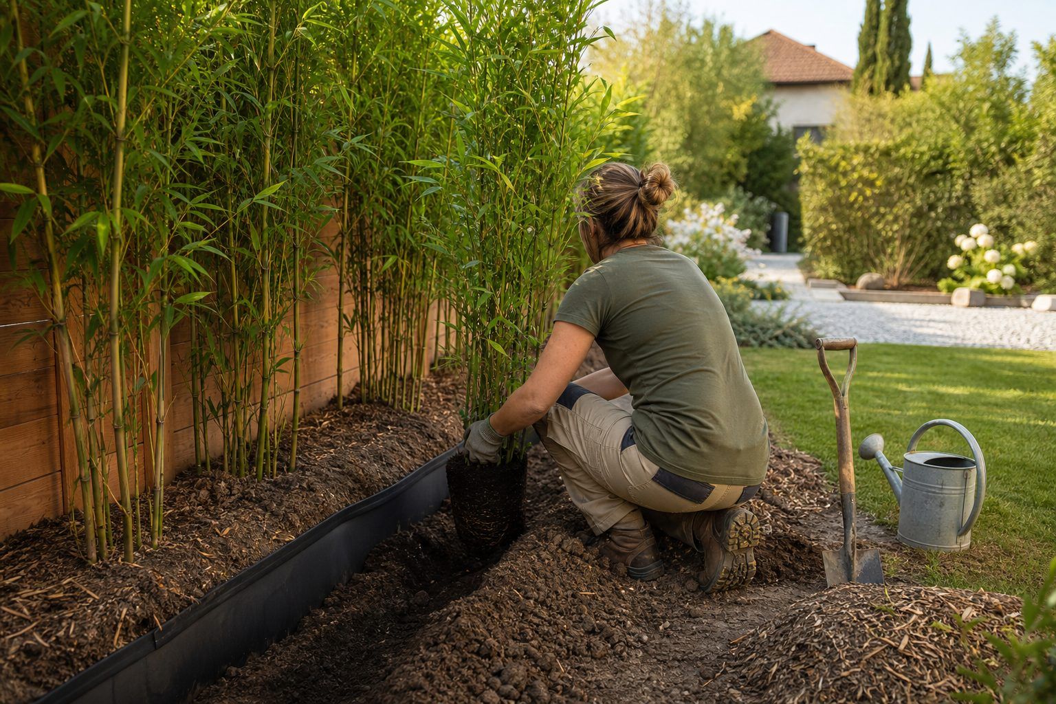 Comment planter des bambous en haie brise-vue sans envahir le jardin&nbsp; ?