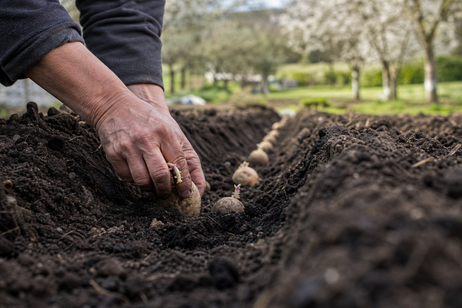 Quand planter les pommes de terre pour éviter le gel