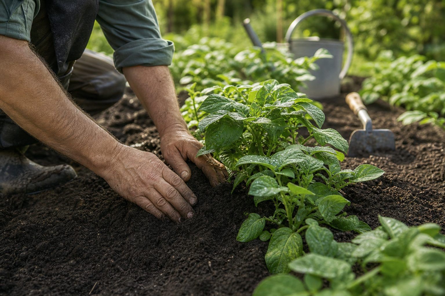 Comment entretenir les pommes de terre jusqu’à la récolte ?