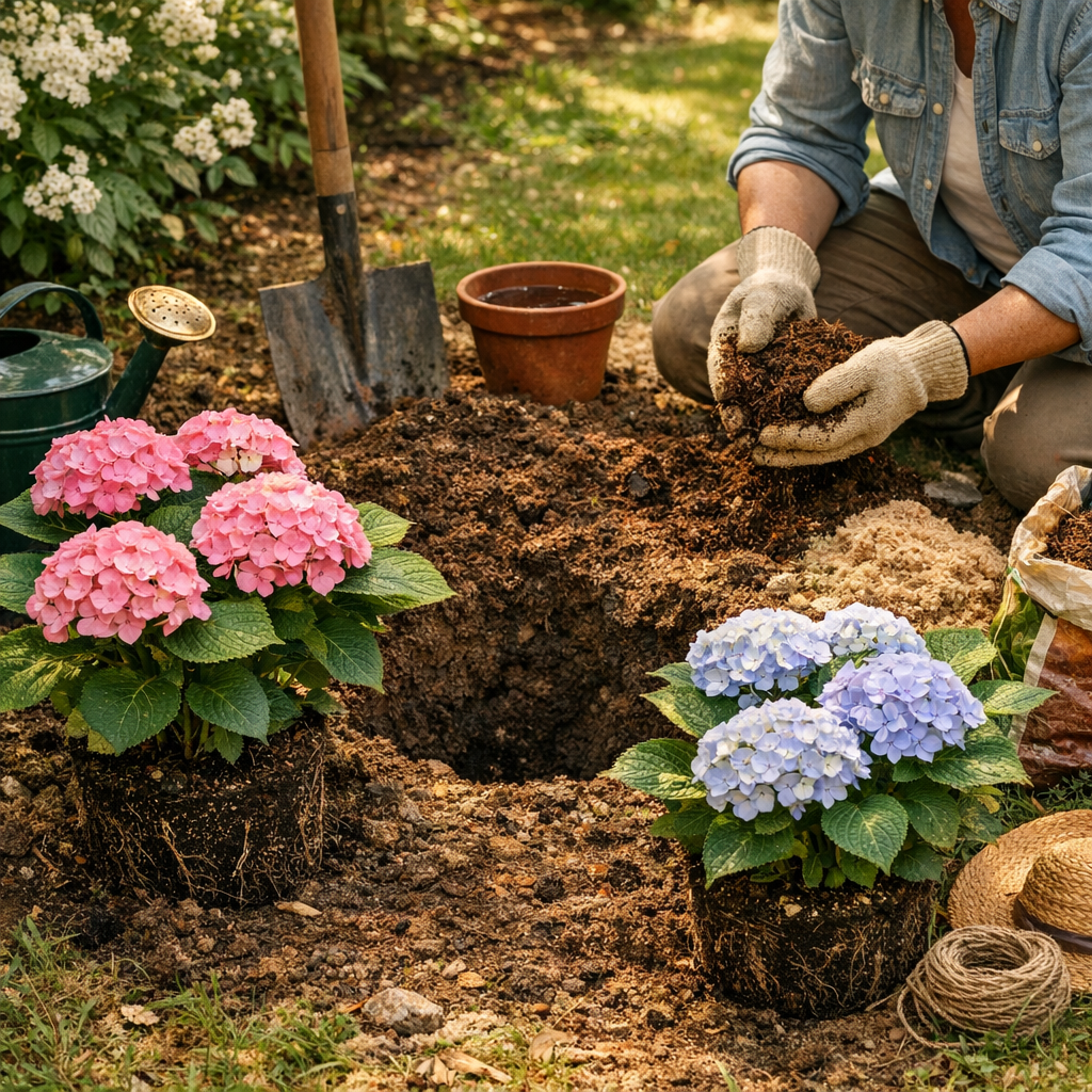 Où planter vos hortensias et comment préparer la plantation sans les faire souffrir ?