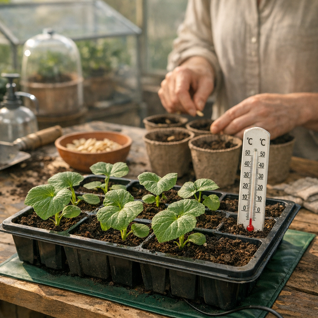 Faut-il renoncer au semis de melon si la maison ou la serre ne tient pas durablement 20 à 25°C ?