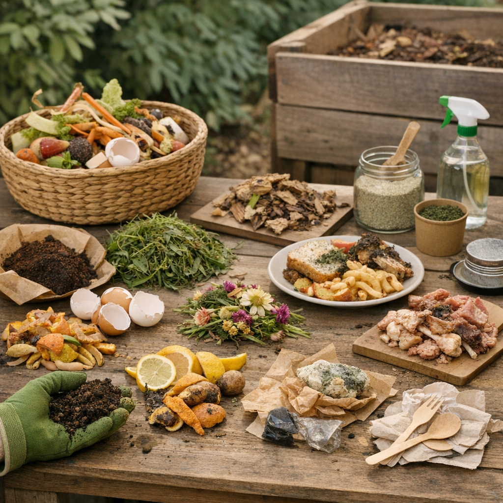 Tableau décisionnel : quels déchets composter, avec quelle précaution, et pourquoi