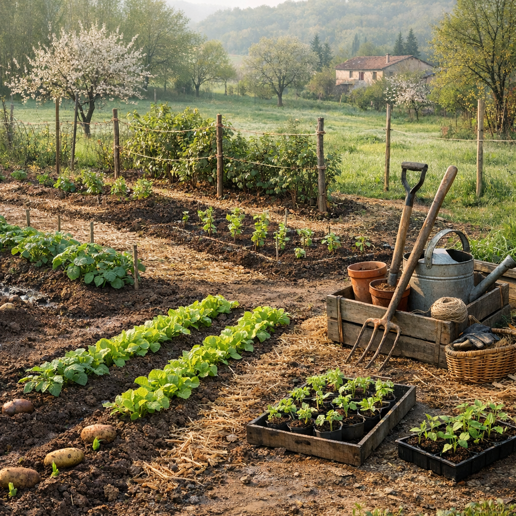 Que planter en avril : quoi semer, planter ou attendre