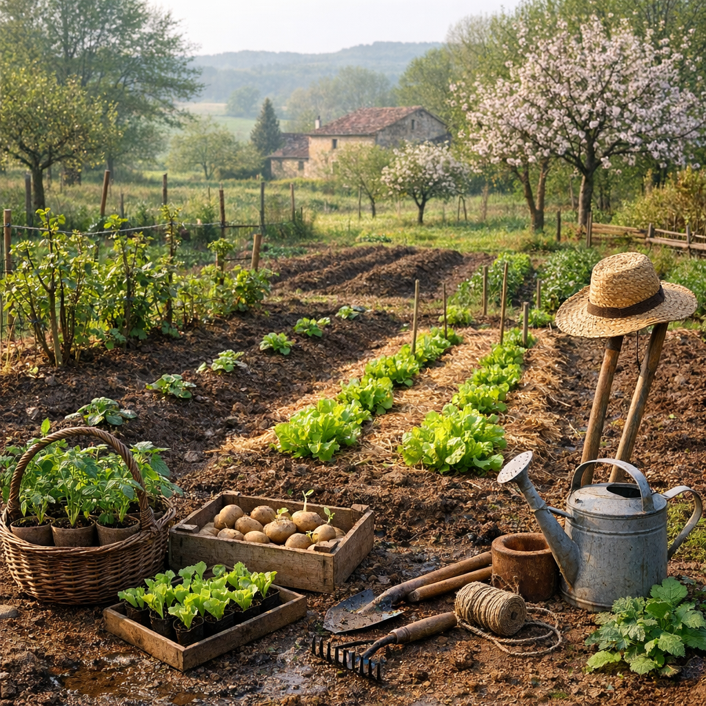 Que planter en avril : quoi semer, planter ou attendre