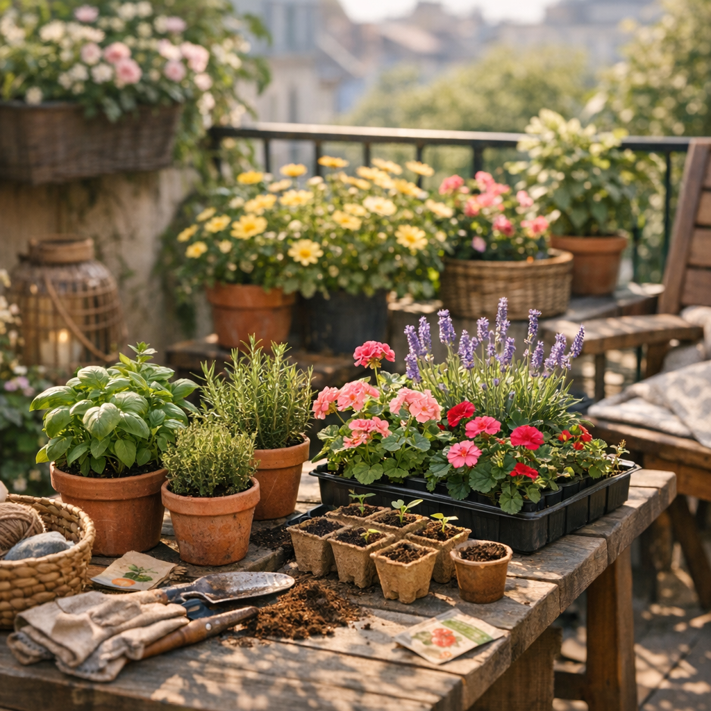 Aromatiques, fleurs, balcon et terrasse : quoi planter en juin sans se tromper