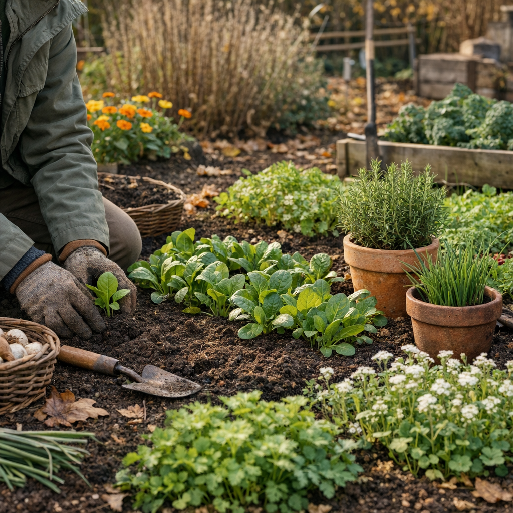 Potager, aromates et engrais verts : que planter en novembre sans se tromper