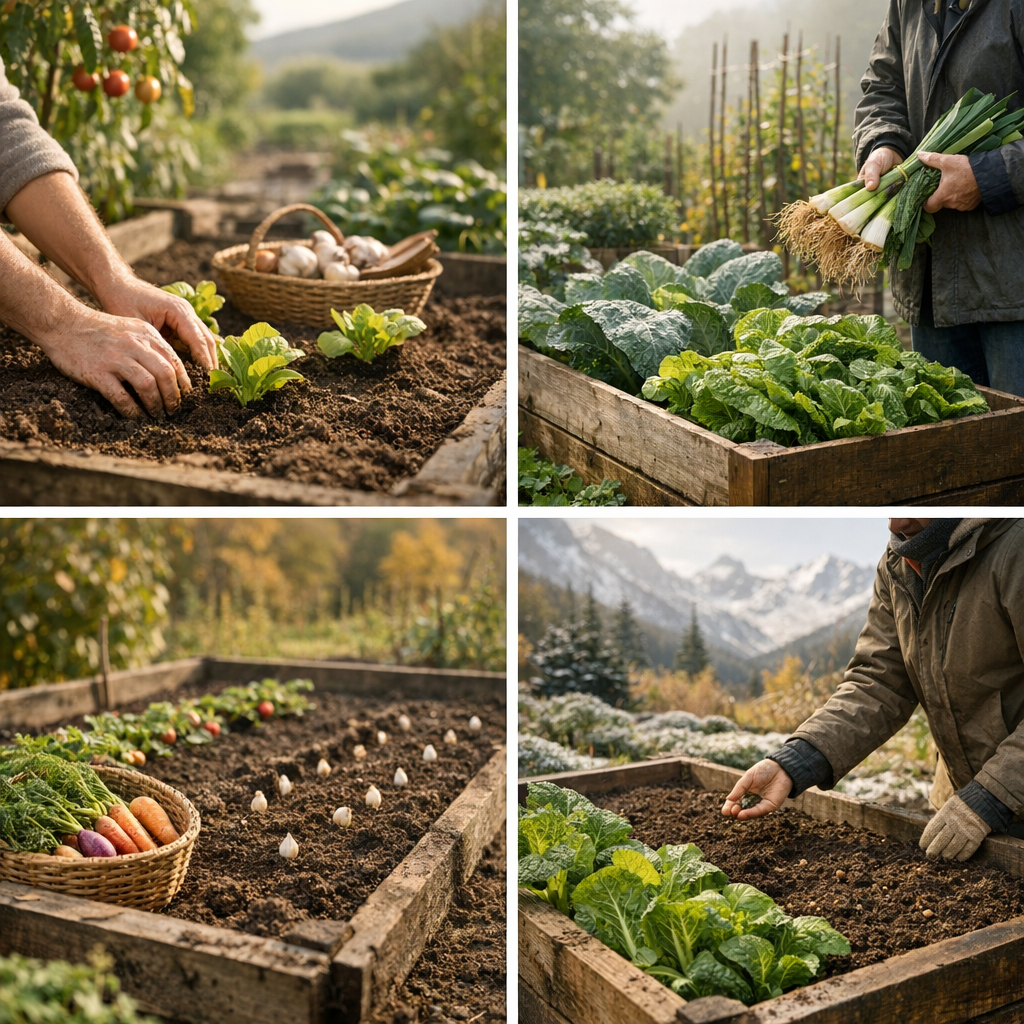 Quoi planter ou semer en octobre selon les régions : Sud-Ouest, climat océanique, continental et altitude