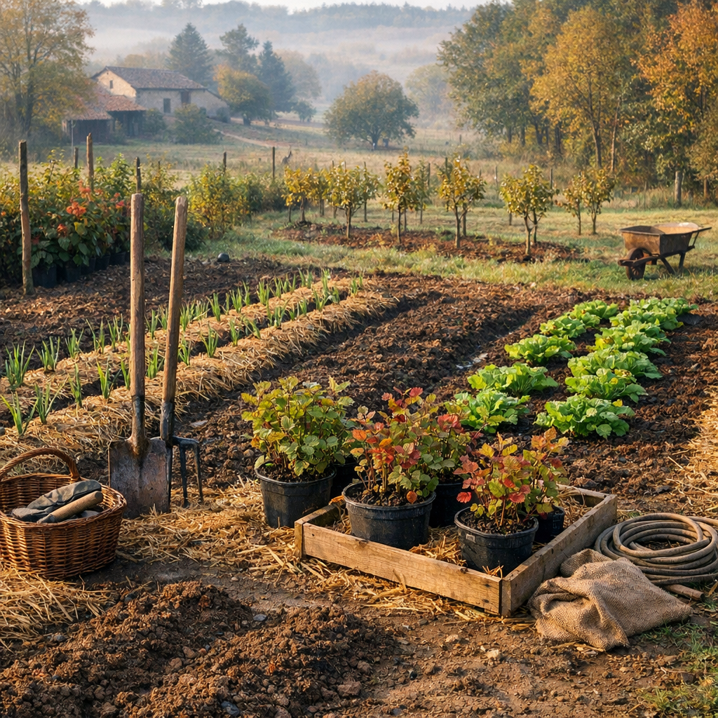 Que planter en octobre : potager, verger et fleurs