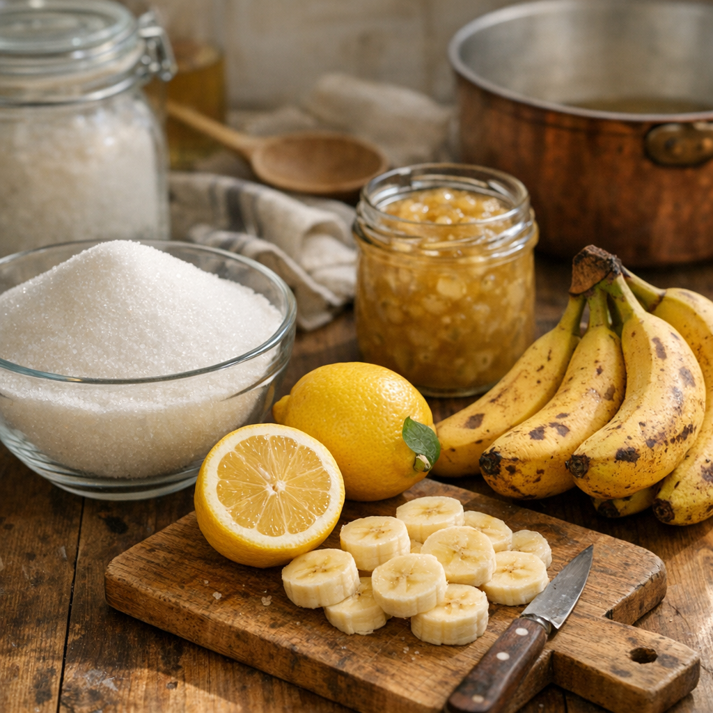 Bien choisir le sucre, le citron et les bananes pour ne pas rater sa confiture