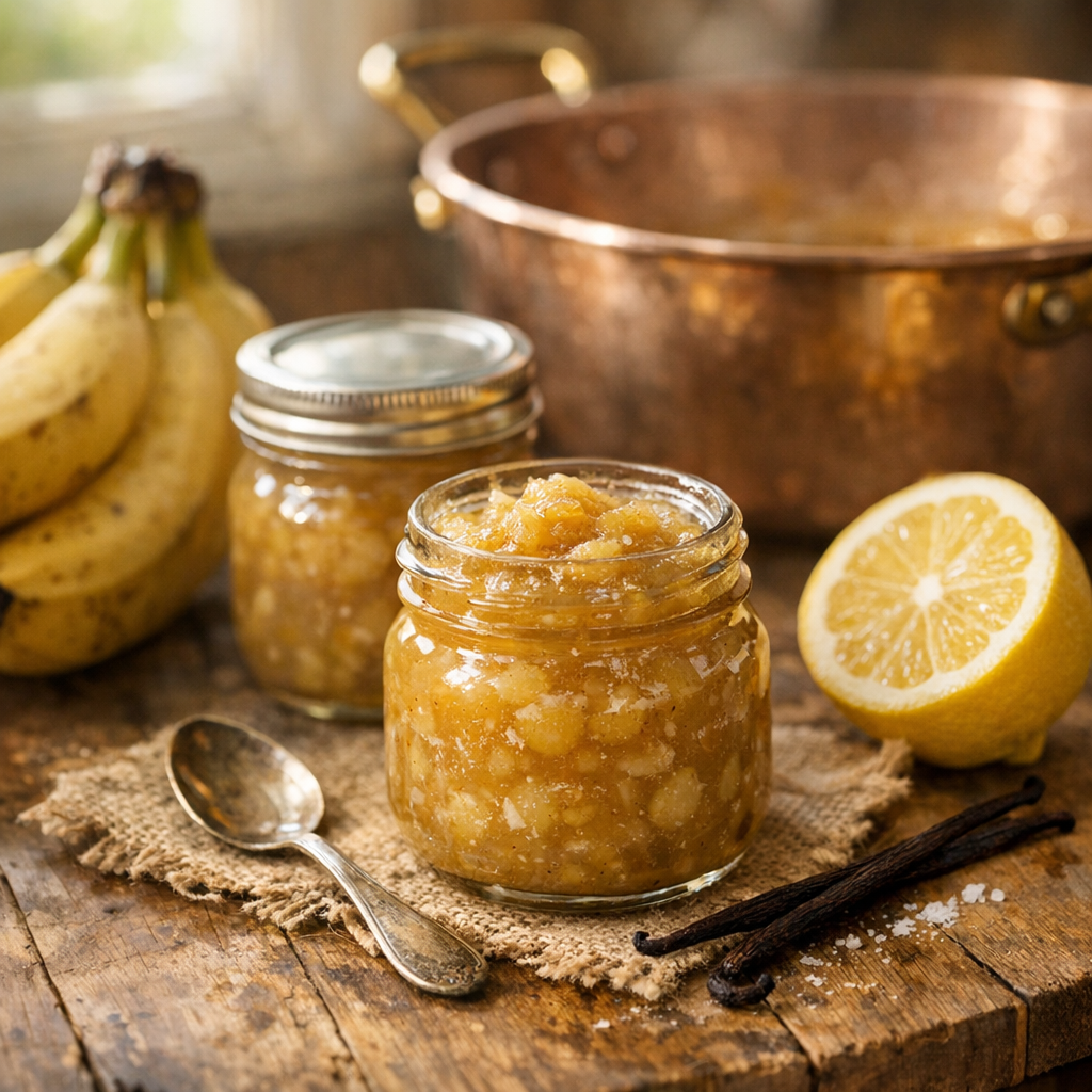 Recette confiture banane : facile, onctueuse et bien équilibrée