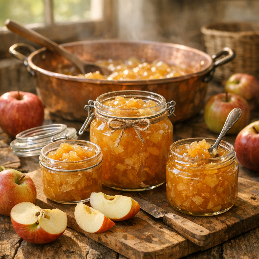 Recette de confiture de pommes à l’ancienne