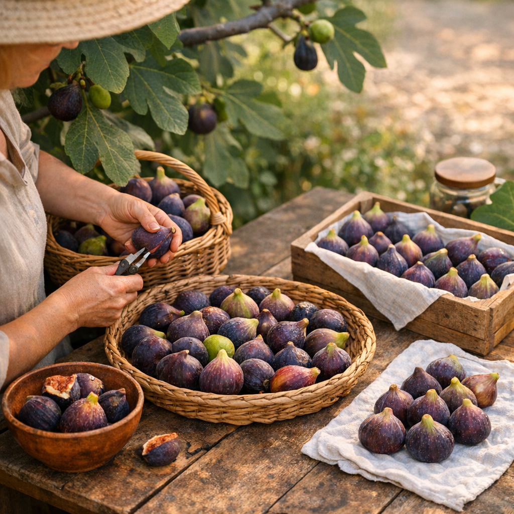 Comment récolter les figues sans les abîmer : gestes, tri et conservation courte