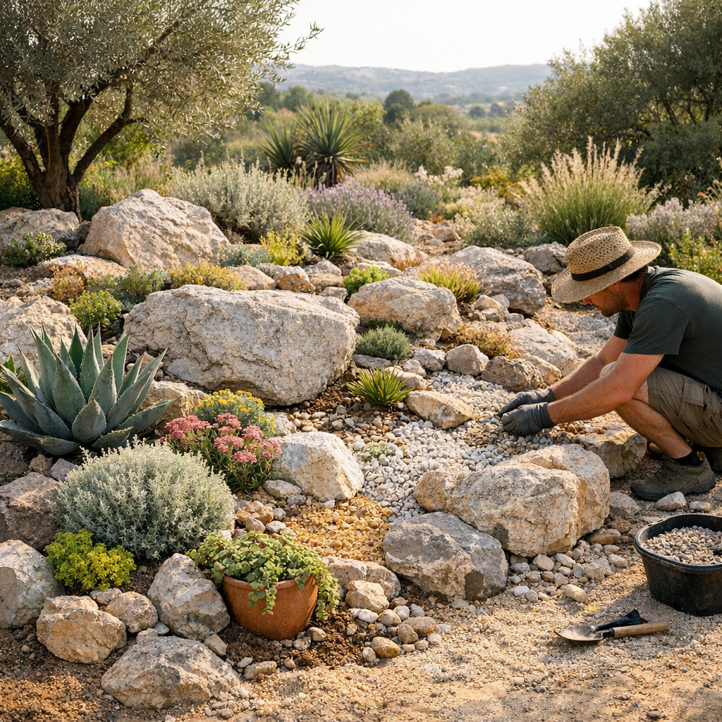 Choisir l’emplacement, les pierres et le substrat sans copier un massif standard