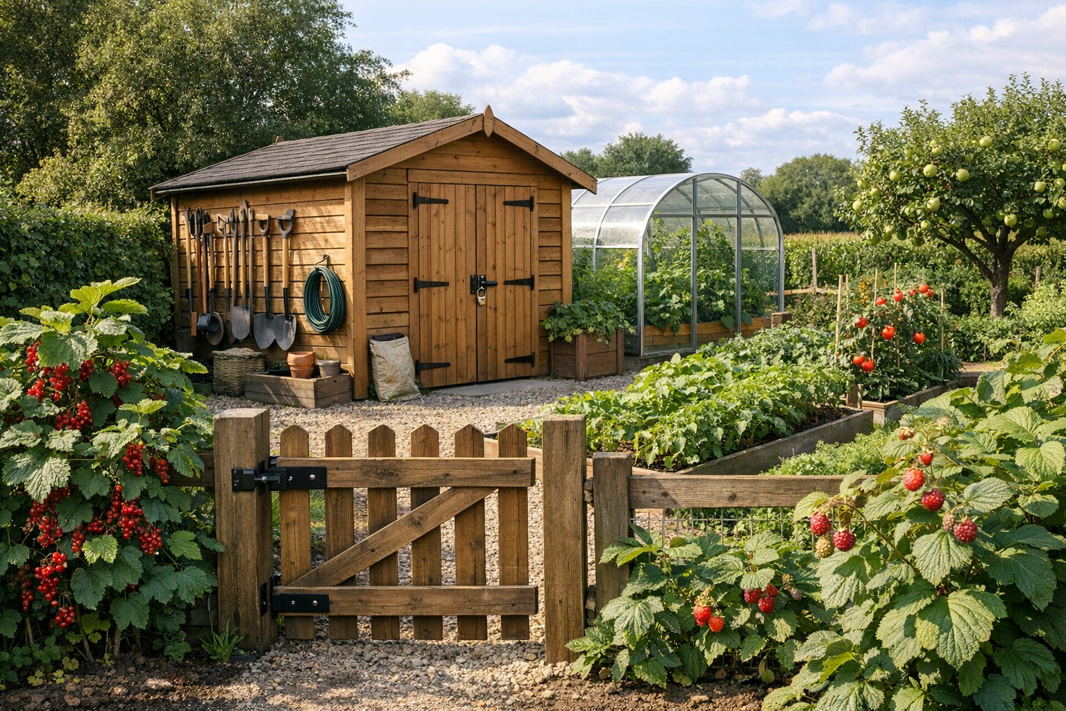 Sécuriser son verger-potager et ses abris de jardin