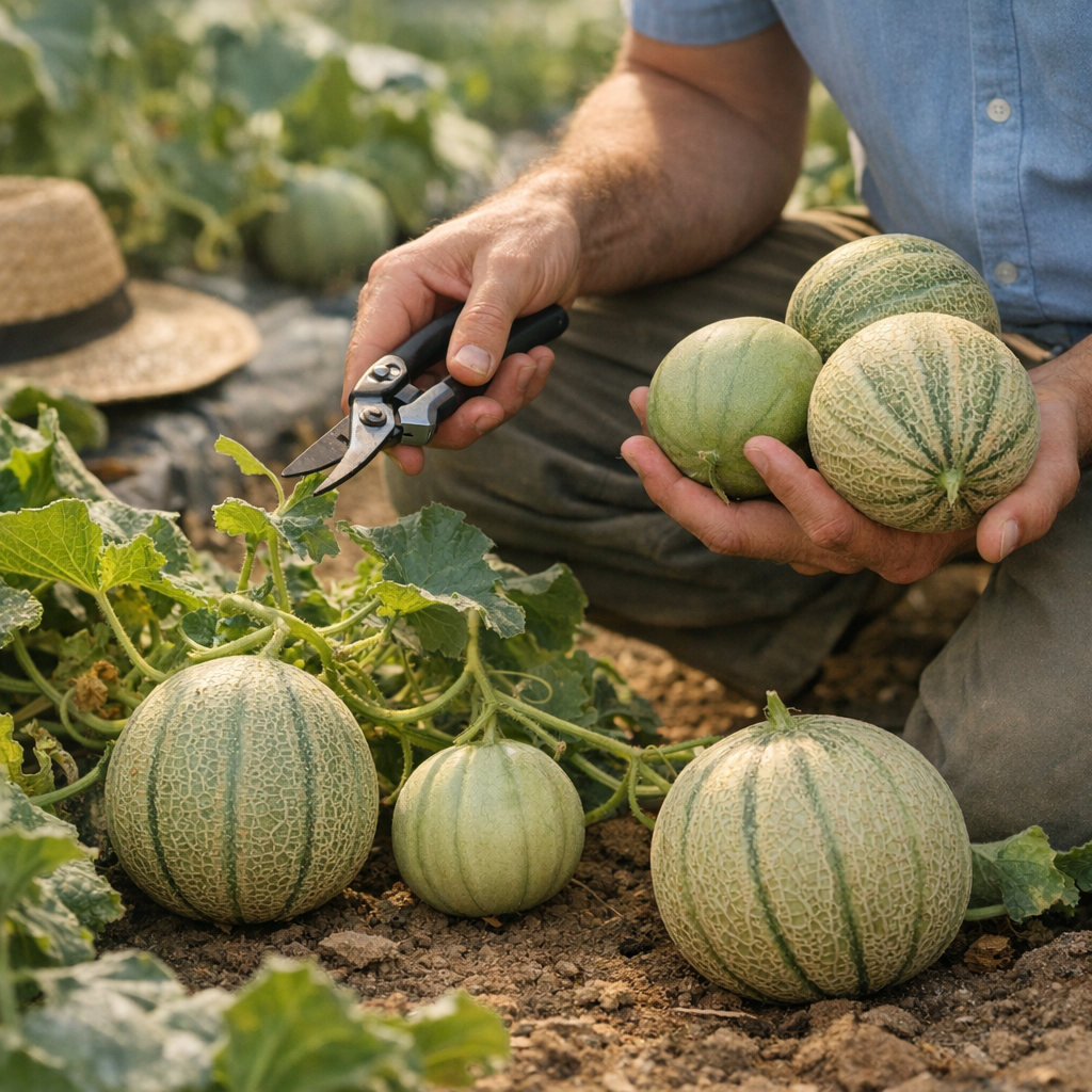 Combien de melons garder par pied pour arbitrer entre calibre, précocité et charge du plant ?
