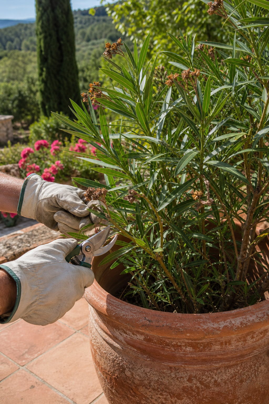 Quand tailler les lauriers-roses en pot ou en pleine terre ?