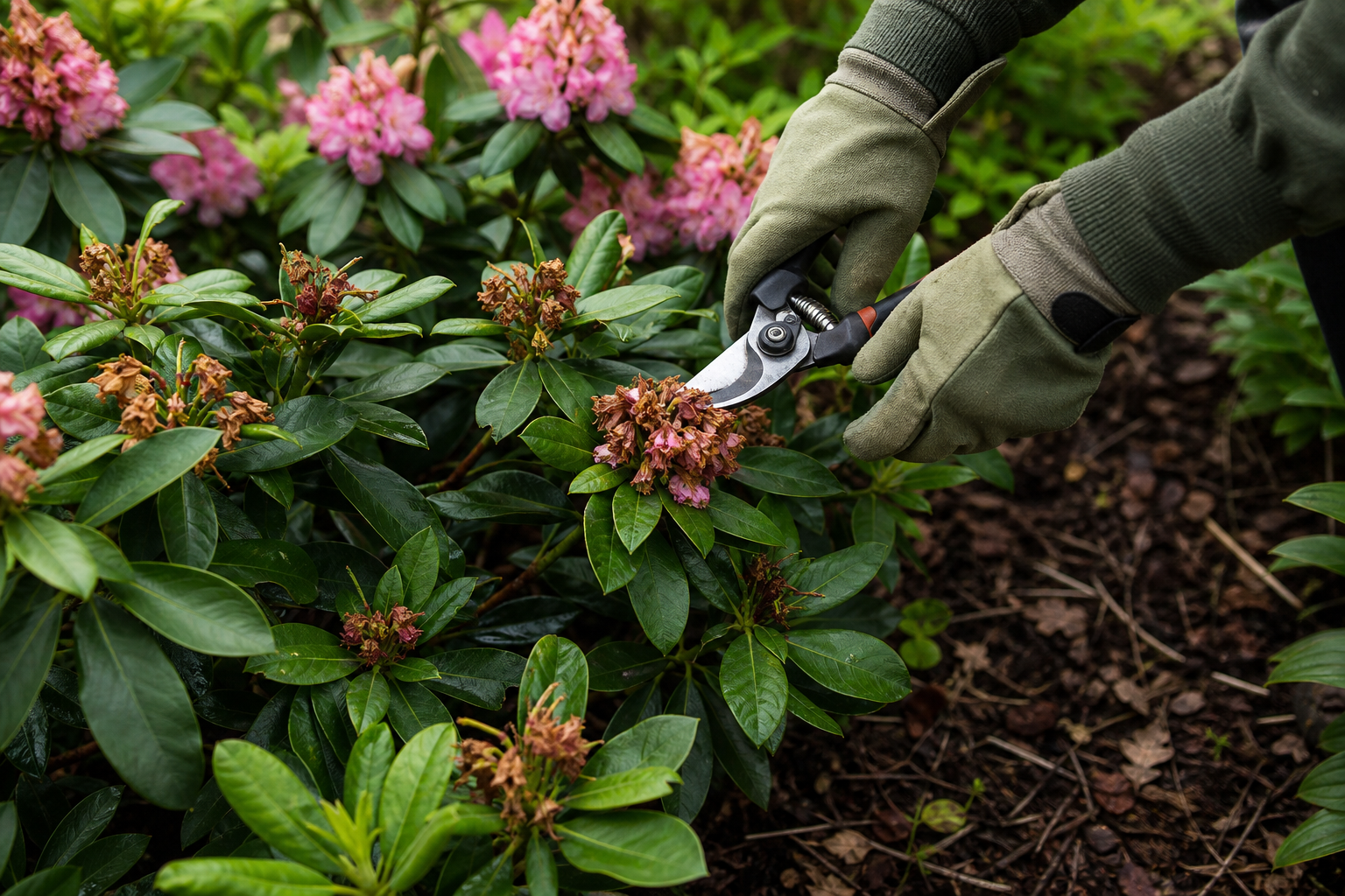 La taille du rhododendron : quand intervenir et comment procéder