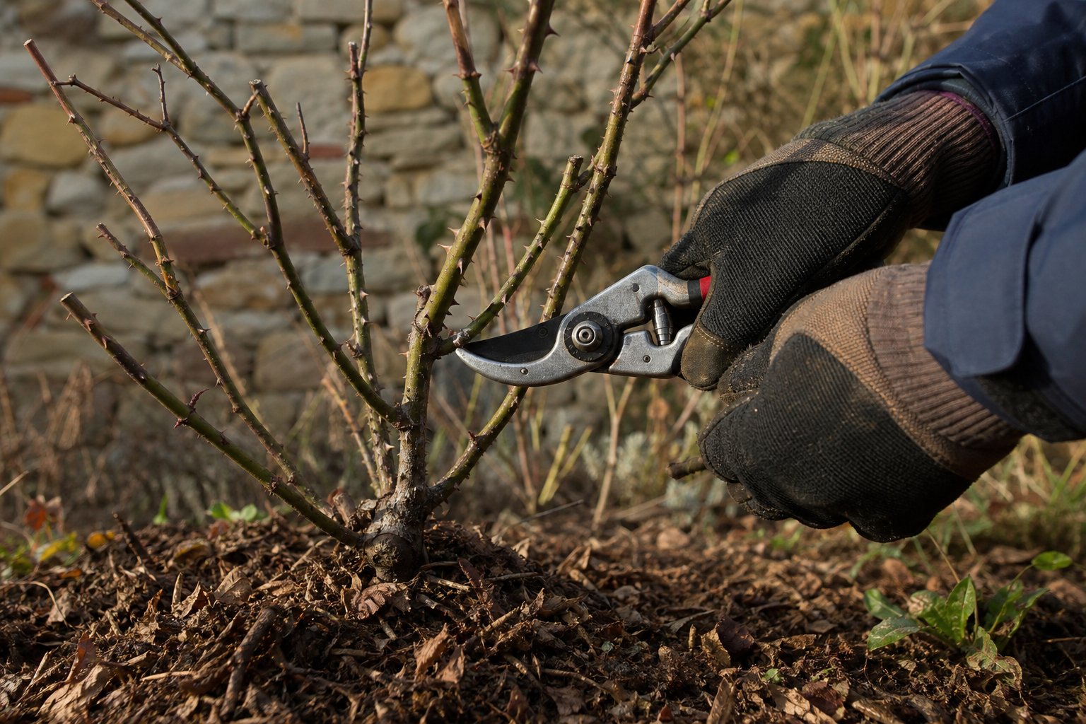 La taille du rosier avant l’hivernage se fait-elle en automne ?