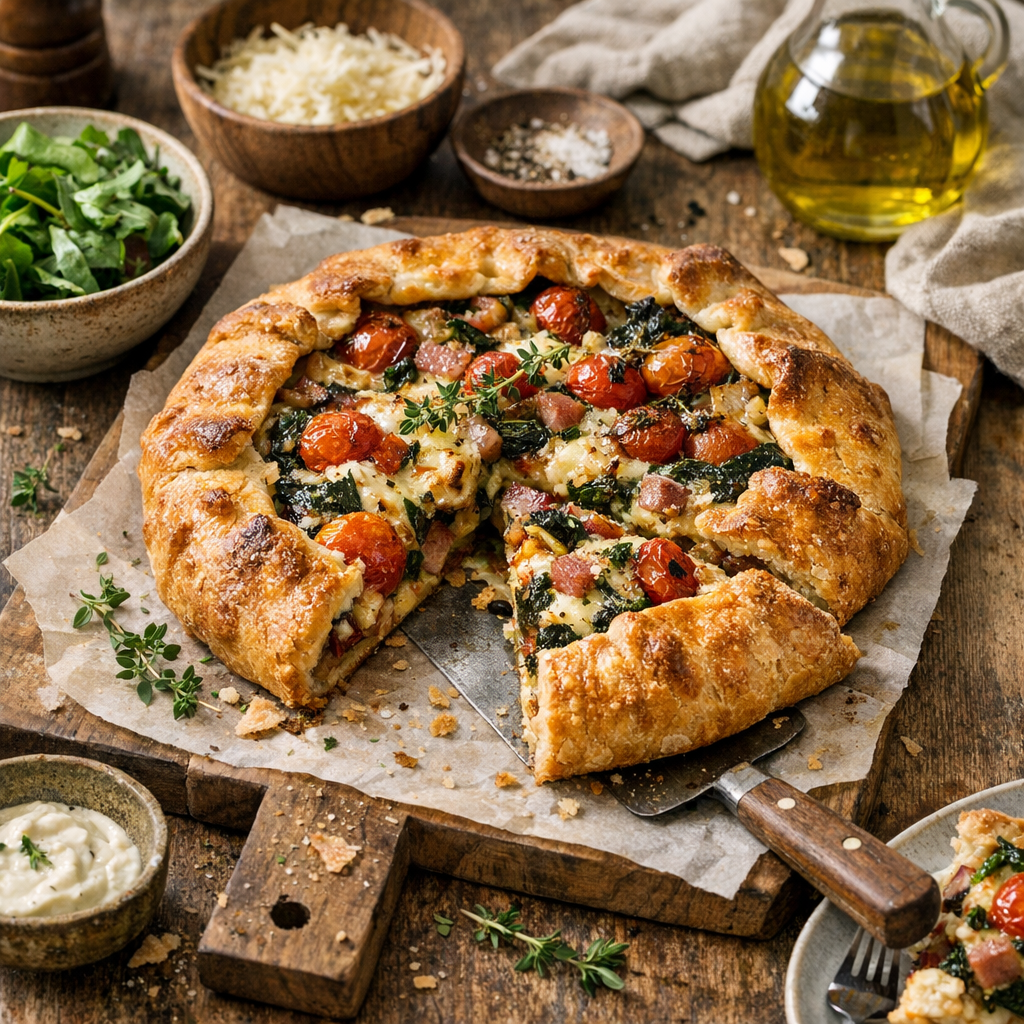 Recette de base : comment réussir une tarte rustique salée croustillante, généreuse et bien équilibrée