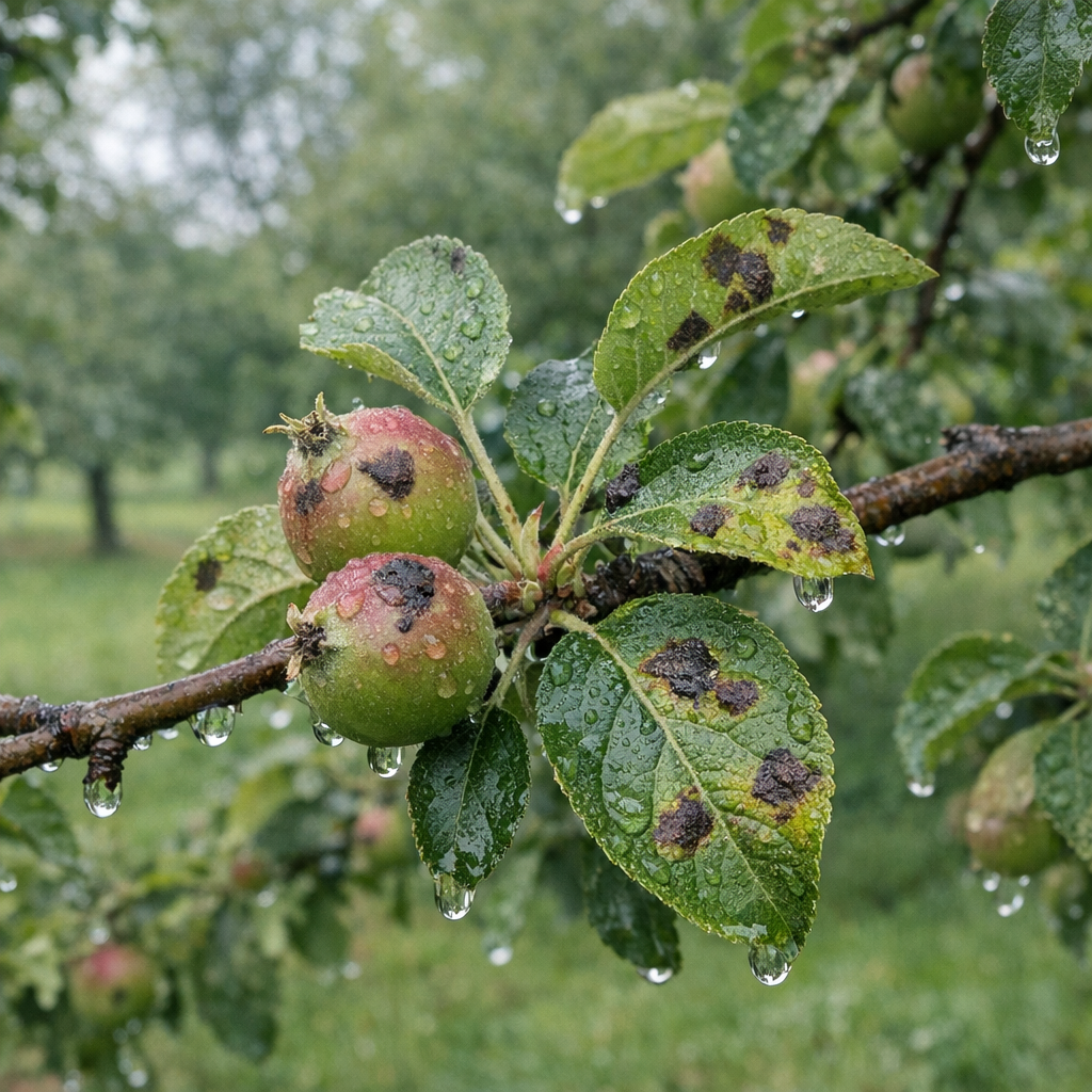 Tavelure du pommier : reconnaître, prévenir et traiter