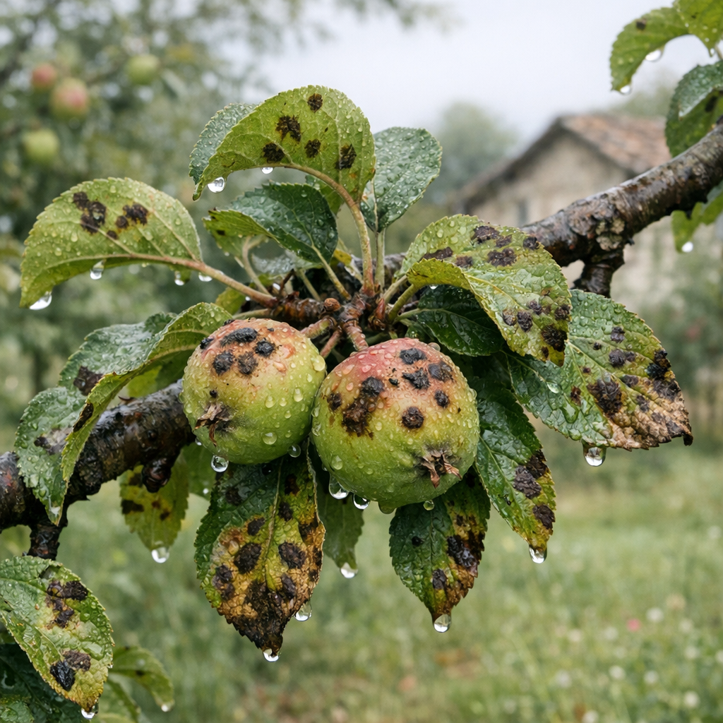 Tavelure pommier : reconnaître, prévenir et traiter au verger