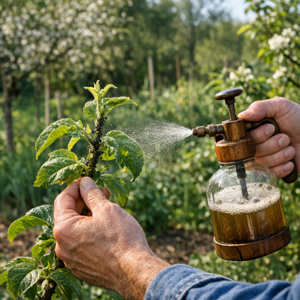 Traitement puceron savon noir : dosage, méthode et erreurs à éviter